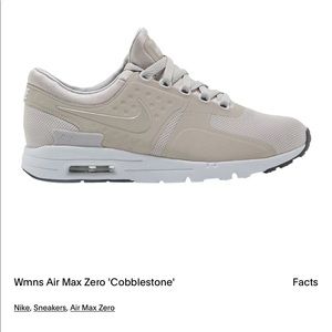NIKE W AIR MAX ZERO
Cobblestone/ Cobblestone
